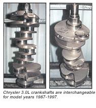 Chrysler, Mitsubishi, crankshaft